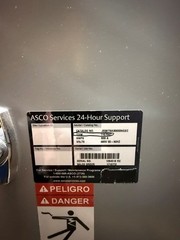 Asco Automatic Transfer Switch, 600A, 480V 50- 60 Hz, 3 Pole, J03ATSA30600NGXC