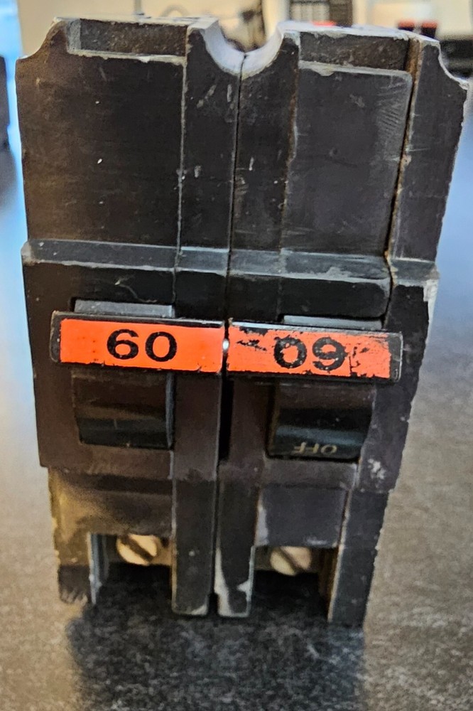 Federal Pacific NA240 2P 40A 120V Circuit Breaker FPE NA Stab-Lok Red Handle