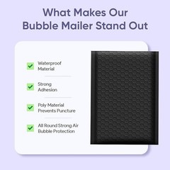 Teal Large Poly Bubble Mailers 12×15 inch | Self Seal Padded Envelopes Cushioned