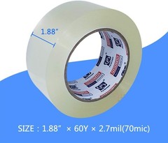 .P PERFECTAPE 36 Rolls Packing Tape 2160Y Clear 2.7 mil Heavy Duty