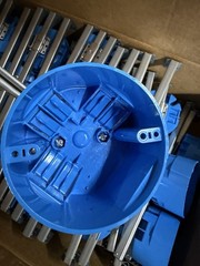 (QTY 50) Carlon 1-Gang 4 in PVC New Work Electrical Ceiling Box & Hanger Bar