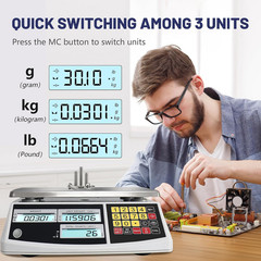 Counting Scale, Coin Scale to Weigh Coins, Precision Electronic Gram Scale for P