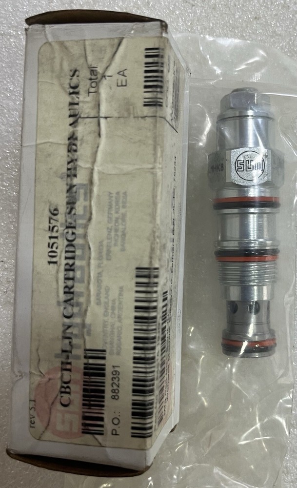 SUN HYDRAULICS CBCH-LJN CARTRIDGE VALVE 🆕, COUNTERBALANCE 10:1 PILOT RATIO 1 🆕