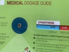 veterinary CPR Wheel Calculates Medicine Equipment Emergency Anaphylaxis NEW