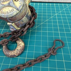 CM Columbus Mckinnon 640 Series USA Manual Lever Chain Hoist 3/4 ton SHOWS WEAR