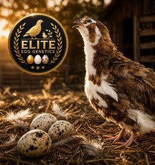 30+ Jumbo Coturnix Quail Hatching Eggs – RARE Color Mix(Celadon Blue Egg Line!)