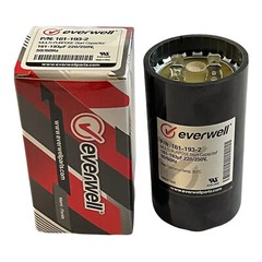 Motor Start Capacitor 161-193 MFD uF 220-250 VAC 50/60Hz HVAC