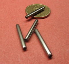 Steel Coiled Spring Pin, 1/8″ Dia x 1.00″ Length, 100 pcs