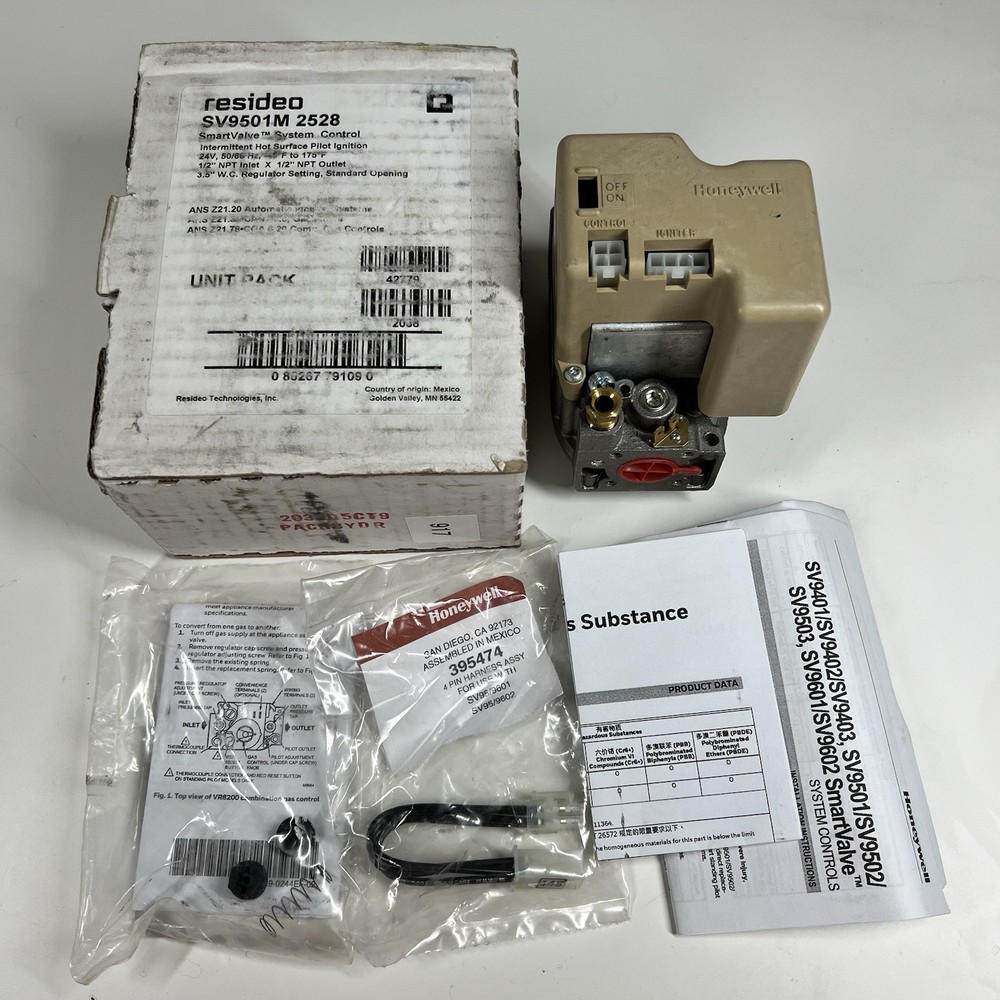 Resideo Honeywell SV9501M2528 Furnace Gas Smart Valve System Control Genuine OEM