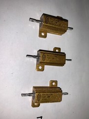 Dale RH-25 25 Watt 50 ohm 5% Power Resistors Brand New Pack Of (3)
