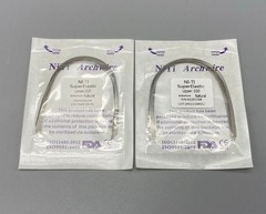 100Pcs Dental Orthodontic Super Elastic Niti Arch Wire Round Natural Form USA