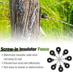Rust-Resistant Electric Fence Insulators – 200 Pcs for Safe Animal Control