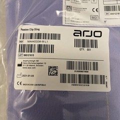 OEM Arjo 4-Point Padded Clip Sling 600 lbs. Capacity MAA4000M-M Medium