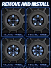 M12x1.5 Wheel Lug Nuts OEM for Tacoma 4 Runner FJ Cruiser Matrix GX460/ 24Pc Mag