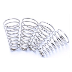 304 Stainless Steel Conical Cone Compression Spring Wire Dia 0.4-2mm High 8-30mm