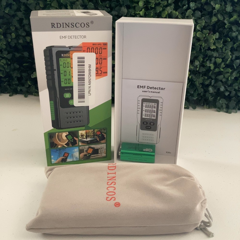 RDINSCOS EMF Detector Handheld Meter with Pouch
