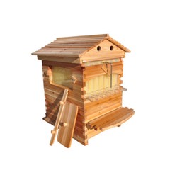Auto Seep Bee Hives Boxes Langstroth Bee Hive HOUSE + 7x Bee Beekeeping Frames