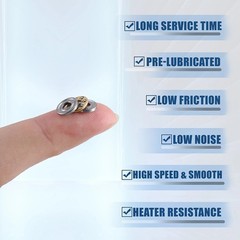 Thrust Ball Bearings Miniature ID 2mm 3mm 4mm 5mm 6mm 7mm 8mm 9mm 10mm 12mm
