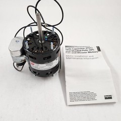 DAYTON HVAC 71903585 MOTOR 1/15 HP 208-230V 1300-1550 RPM 3RCX9B 5/16” Shaft