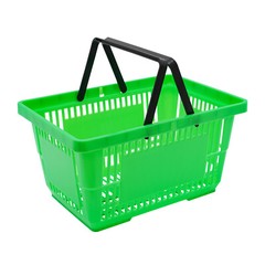 12PCS 28L Mesh Shopping Baskets with Handles Plastic Shopping Basket Portable