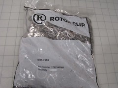 10pk Rotor Clips SHR-75SS Stainless Steel Retaining Ring NEW