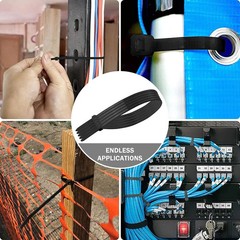 **FREE SHIPPING** – 500Pcs 14″ Heavy-Duty Zip Ties, 75LBS Strength, UV Resistant