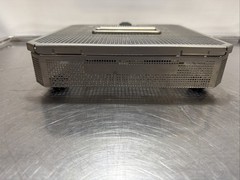 AESCULAP FK881R Stainless Steel Sterilization Basket w/ Lid Instrument Tray