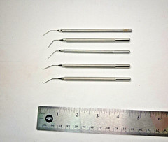 Set Of 5 Ophthalmic Angled Ball Tip Manipulators
