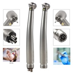 Dental Fiber Optic E-generator LED High Speed Handpiece Turbine 2/4Hole ASkeadnt