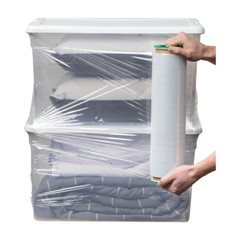 Duck Brand Heavy-Duty Stretch Wrap [80 Gauge]: 15 in. x 1000 ft. (Clear) *80 gau