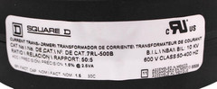 Square D 7RL-500B Current Transformer AC Sensing Metering Protection 50:5 Ratio