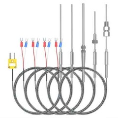 Thermocouple Temperature Sensor 1mm 1.5mm 2mm 3mm 4mm 5mm 6mm 8mm J-Type 600 ℃