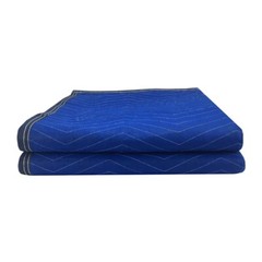 UBMOVE Pro Moving Blankets (2 Pack) 72″x80″ Blue 35lbs/doz 2.92lb/Ea
