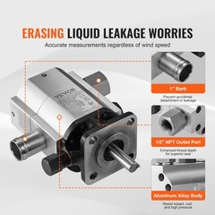 VEVOR Hydraulic Wood Log Splitter Pump 11GPM 2 Stage 3000PSI Hydraulic Gear Pump