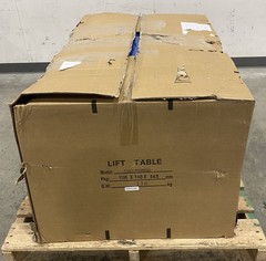 Vestil 600 Lb. Double-Scissor Lift Cart with Rough Terrain Tires CART-PN-600-D