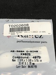 KALREZ AS-568A O-RING K#026, COMPOUND:4079, AS-568A-026, 2-026, 170053