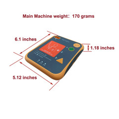 AED Trainer Portable CPR Training Simulator for First Aid Practice Demo Device