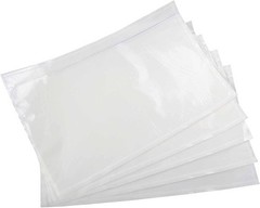 50-4000 Clear Adhesive Packing List Shipping Label Envelopes Pouches 7.5 X 5.5