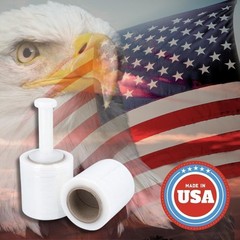 12 Rolls Clear 5″ x 700 Ft x 120 Ga Mini Pallet Wrap Stretch Film Made In Usa
