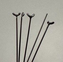 0.8/0.9/1.0mm Dental Ball Retainer J Clasp Oblique Clasps Bars Y-Type Scheu 10pc
