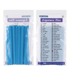 1000Pcs Dental Ortho Elastic Ligature Ties Rubber Bands 23Colours for Brackets