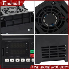 Variable Frequency Drive VFD 1 Or 3 Phase Input 0-400HZ 5.5kW 7.5HP 220V 25A