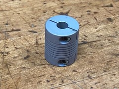 HELI-CAL FLEXIBLE SHAFT COUPLER, 1/4″ X 1/4″ SHAFT DIAMETER, 3/4″ OD, SPIRAL CUT