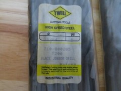 5 pcs DOALL TWILL Jobber Length Metal Twist Drills 31/64″ HSS Black Oxide Brazil