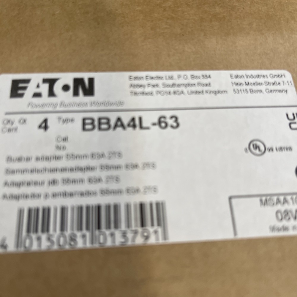 BUSBAR ADAPTER EATON. BBA4L-63.