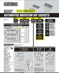 IC SOCKET, 8 PIN DIP, 0.100″ Machine Screw, Tin,Through-hole, ICA-308-ST (8 pcs)