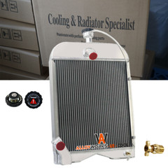 For Ford 8N 9N 2N Models 8N8005 86551430 3 Row Aluminium 8N Tractor Radiator