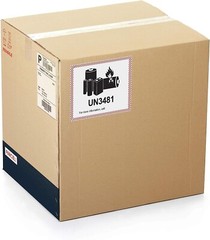 Lithium Battery UN3481 Shipping Labels, 3.25 x 4.25 Inches, 500 Labels Per Roll