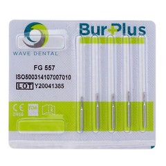 Wave Dental Carbide Burs High Speed Friction Grip FG 556 557 557L 558 Midwest