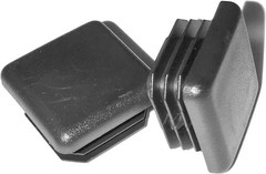 Square 7/8″ & 3/4″ Black Plastic Tubing Plug 14-20G ID 0.71″ to 0.82″ & 0.6 -067